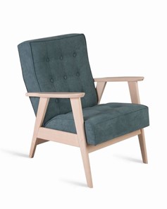 Кресло Ретро (беленый дуб / RS29 - бирюзовый) в Одинцово