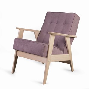 Кресло Ретро (беленый дуб / RS 12 - розовый) в Подольске