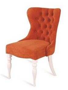 Кресло Вальс (Эмаль белая / Морковный) в Подольске