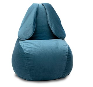 Кресло Зайка (длинные уши), синий в Химках