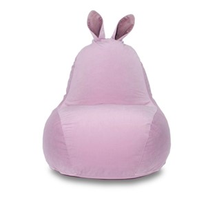 Кресло Зайка (короткие уши), розовый в Химках