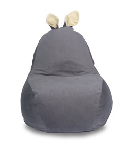 Кресло Зайка (короткие уши), тёмно-серый в Химках