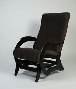Кресло-качалка Амелия, ткань шоколад 35-Т-Ш в Химках