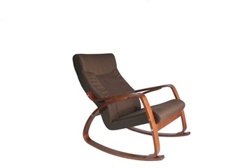Кресло-качалка Женева, ткань шоколад в Химках