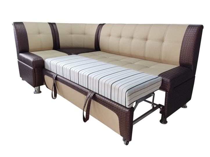 Кухонный диван угловой Трапеза-2 со спальным местом в Одинцово - изображение 2