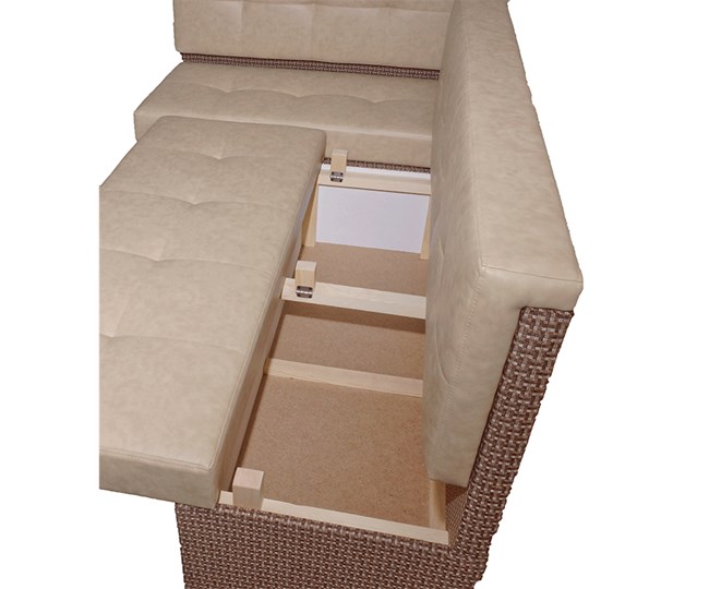 Угловой кухонный диван Нео КМ 3 с механизмом 2000*1110 в Подольске - изображение 6
