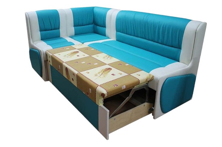 Угловой кухонный диван Квадро 4 со спальным местом в Подольске - изображение 2