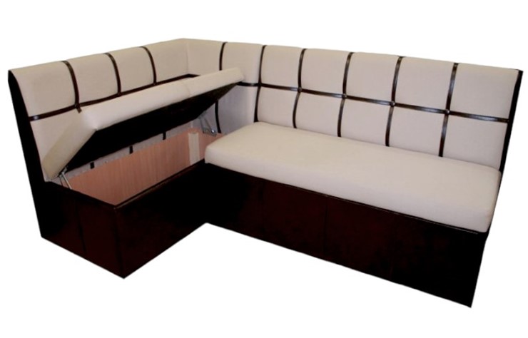 Кухонный угловой диван Квадро 5 со спальным местом в Подольске - изображение 2