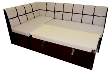Кухонный угловой диван Квадро 5 со спальным местом в Серпухове - предосмотр 1