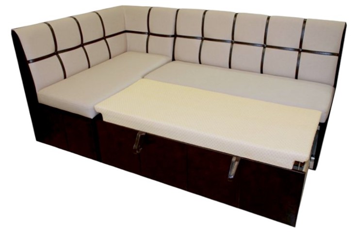 Кухонный угловой диван Квадро 5 со спальным местом в Подольске - изображение 1