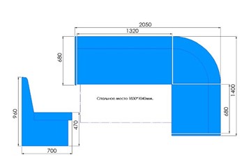 Угловой кухонный диван Модерн 2 (со спальным местом) в Подольске - предосмотр 4