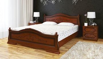 Односпальная кровать Карина-1 (Орех) 90х200 в Одинцово