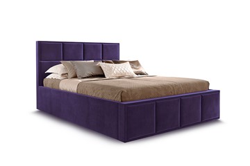 Кровать с основанием Октавия 1400,Мора фиолетовый в Москве