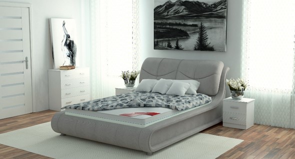 Кровать с механизмом 2-спальная Сицилия 160х200 (с коробом) в Москве - изображение