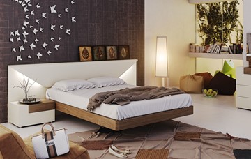 Двуспальная кровать Elena с подсветкой (180x200) в Одинцово - предосмотр 1