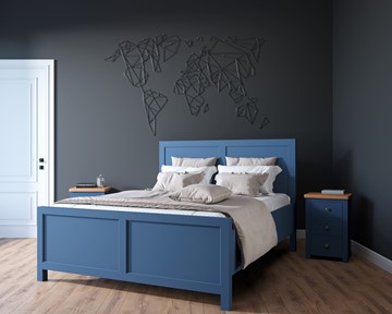 Кровать 2-спальная Jules Verne, (JV16ETGB), синий в Подольске - предосмотр
