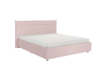 Кровать двуспальная Альба 1.6, нежно-розовый (велюр) в Подольске