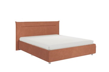 Кровать спальная Альба 1.6, персик (велюр) в Химках