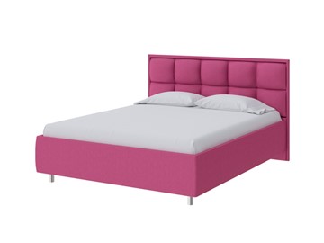 Кровать в спальню Chessy 160х200, Рогожка (Savana Berry (фиолетовый)) в Серпухове
