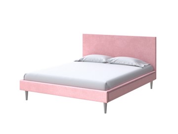Кровать Claro 160х200, Велюр (Casa Жемчужно-розовый) в Подольске