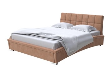 Спальная кровать Corso-1L 180х200, Микровелюр (Manhattan Брауни) в Одинцово