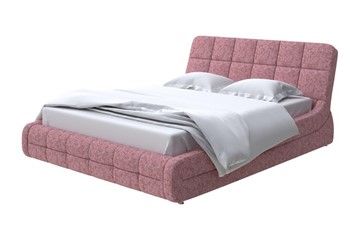 Спальная кровать Corso-6 200х200, Рогожка (Levis 62 Розовый) в Москве
