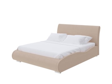 Спальная кровать Corso-8 Lite 180х200, Велюр (Forest 730 Миндальный) в Одинцово
