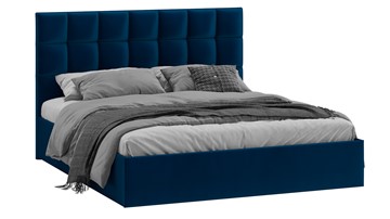 Кровать двуспальная Эмбер тип 1 (Велюр Confetti Blue) в Химках