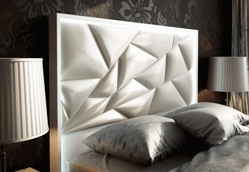 Спальная кровать FRANCO KIU 1242 с LED подсветкой изголовья (180х200) в Одинцово - предосмотр 9