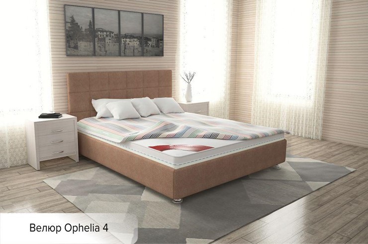 Спальная кровать Капри 180х200 (с основанием) в Москве - изображение 13