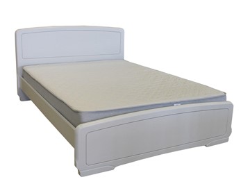 Двуспальная кровать Кристина Прайм 1400, Белый в Одинцово