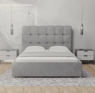 Кровать 2-спальная Соня Модерна 200х200 с подъемным механизмом и дном в Одинцово