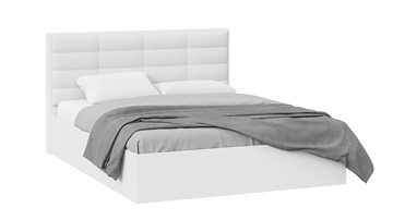 Кровать в спальню с подъемным механизмом Агата тип 1 (Белый) в Серпухове