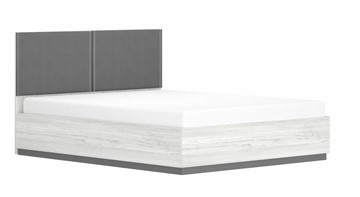 Кровать с подъемным механизмом двуспальная Винтер-16, винтерберг/темно-серый/спейс графит в Химках