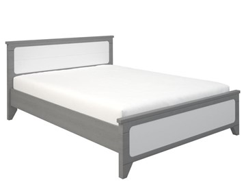Кровать двуспальная Соня 1400, Серый/Белый в Одинцово
