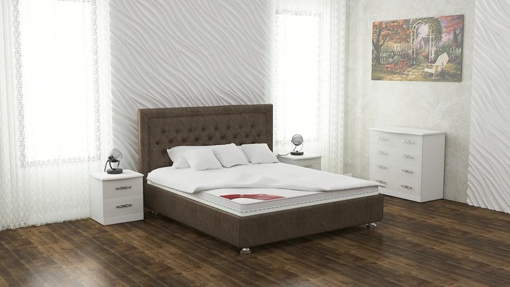 Двуспальная кровать Валенсия 160х200 (с основанием) в Москве - изображение 5