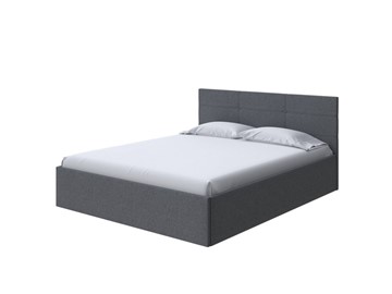 Кровать в спальню Vector Plus 160х200, Рогожка (Savana Grey (серый)) в Одинцово