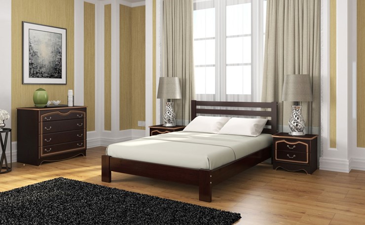 Кровать спальная Вероника (Белый Античный) 160х200 в Химках - изображение 4