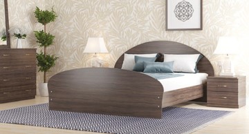 Спальная кровать Валенсия, 140х200 с основанием, венге в Подольске