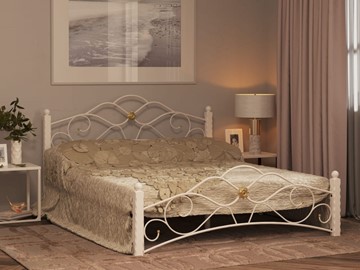 Кровать 2-х спальная Гарда 3, 160х200, белая в Одинцово