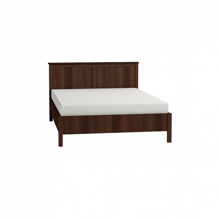 Кровать 1.5-спальная Sherlock 43 + 3.1 Основание с гибкими ламелями металл 1400, Орех шоколадный в Подольске - изображение