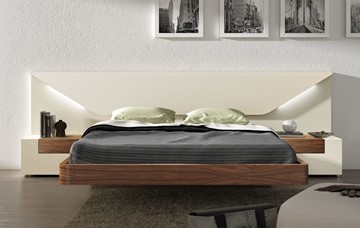Кровать полутороспальная Elena с подсветкой (160x200) в Одинцово - предосмотр 2