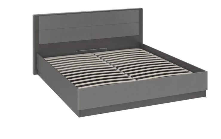 Кровать с механизмом 2-спальная Наоми 1600, цвет Фон серый, Джут СМ-208.01.02 в Подольске - изображение 1
