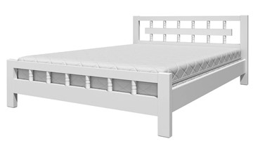Полутороспальная кровать Натали-5 (Белый Античный) 140х200 в Подольске - предосмотр