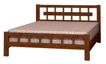 Полутороспальная кровать Натали-5 (Орех) 140х200 в Химках