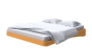 Парящая кровать 180х200, Велюр (Scandi Cotton 18 Шафран) в Подольске