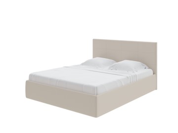 Двуспальная кровать с механизмом Alba 180х200, Рогожка (Savana Milk) в Одинцово