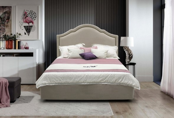 Кровать с мягким изголовьем Эллен 170х215 см в Москве - изображение