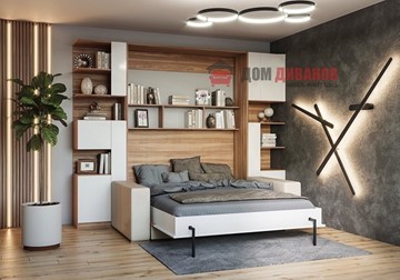 Кровать-шкаф с диваном DetalMaster Дина, 1200х2000 в Подольске