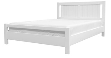 Кровать 1.5-спальная Ванесса из массива сосны (Белый Античный) 140х200 в Одинцово